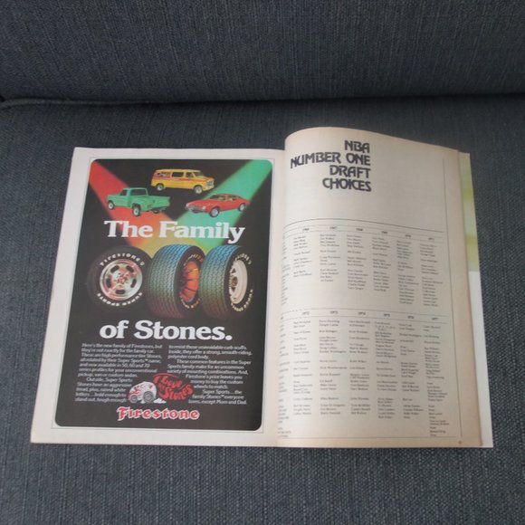 Hoop Official NBA Program Magazine Portland vs Boston Program 1977 Program - Picture 11 of 13